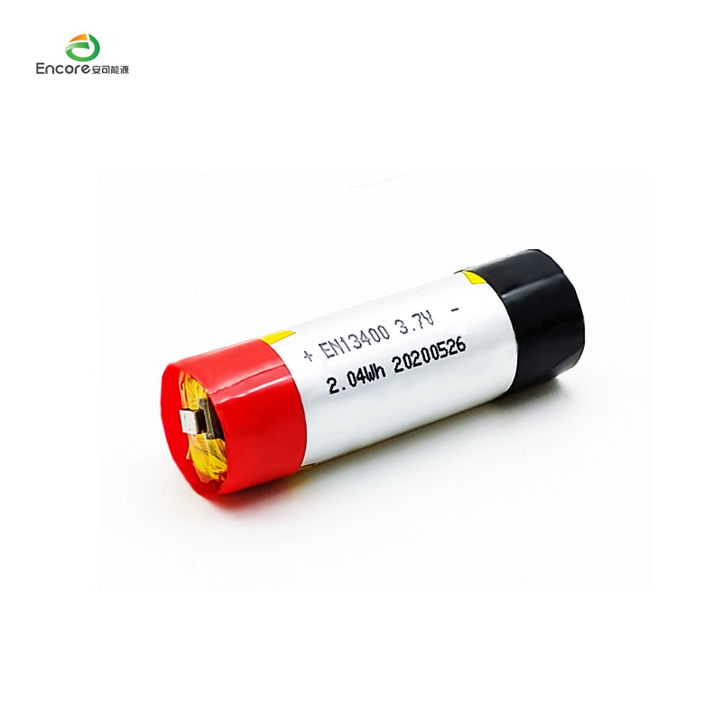 13400 Cilindrična 550mah lipo baterija