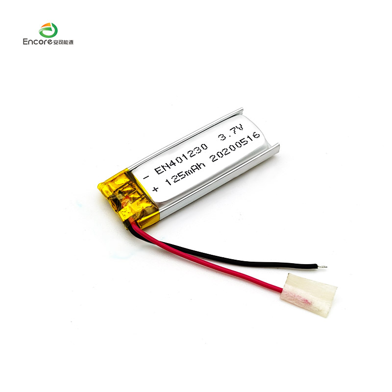 Lipo baterija za pametne nosljive naprave 3,7 V 125 mah