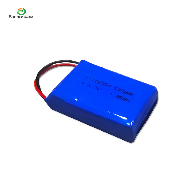 3.7v 500mah 1.85wh lipo baterija