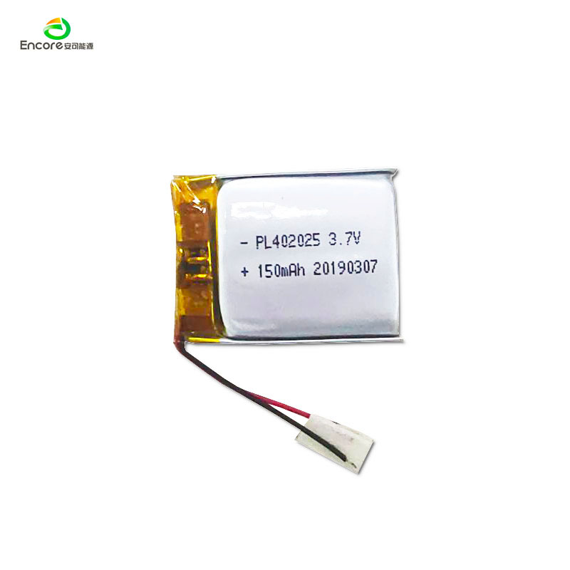 402025 150 mAh 3,7 V lipo baterija za polnjenje