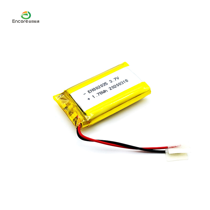 802035 Li-polimerna baterija 3,7 V 480 mah